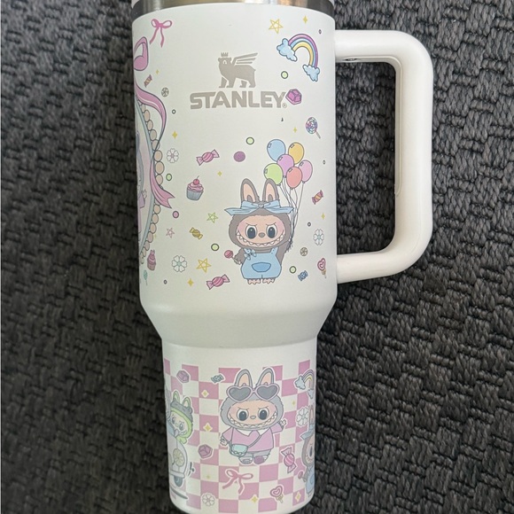 Stanley White Mug with Colorful Cartoon Design - Picture 3 of 4